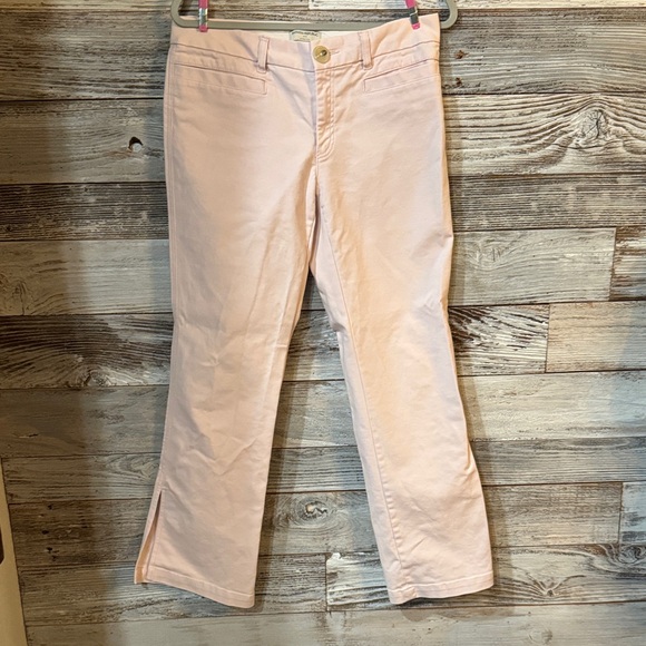 Banana Republic Pants - Banana Republic Light Pink Stretch Wide Leg Pants